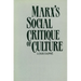 Marx's Social Critique of Culture
