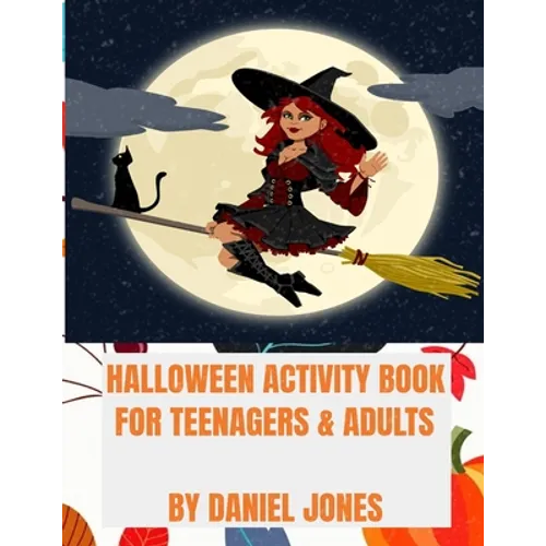 Halloween activity Book for Teenagers and Adults