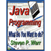 Java Programming: What Do You Want To Do?
