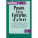 Personal Savings, Consumption and Tax Policy
