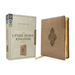 Niv, Upside-Down Kingdom Bible, Leathersoft, Tan, Comfort Print: Think Deeply // Love Widely