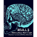 Skulls Mindfulness Meditation Adult Coloring Book