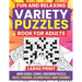 Fun and Relaxing Variety Puzzles Book for Adults