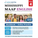 Grade 4 English Language Arts Literacy (ELA) Practice Workbook and Full-length Online Assessments: MAAP Study Guide