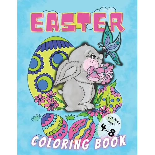 Easter Coloring Book for Kids Ages 4-8