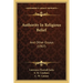 Authority In Religious Belief: And Other Essays (1907)
