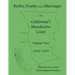 Births, Deaths and Marriages on California's Mendocino Coast: Volume Two, 1910-1919