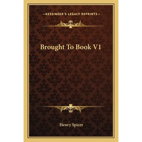 Brought To Book V1