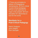 Manifesto for a Post-Critical Pedagogy