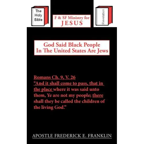 God Said Black People In The United States Are Jews