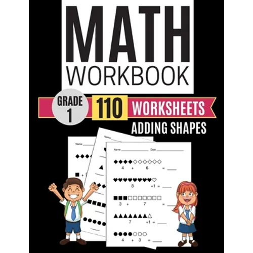 Math Workbook Grade 1 Worksheets Adding Shapes