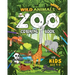 Wild Animals World: Zoo Coloring Book For Kids Ages 4-8