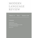 Modern Language Review (121.1) January 2026