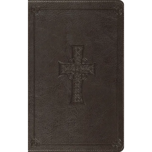 ESV Value Thinline Bible (Trutone, Charcoal, Celtic Cross Design)
