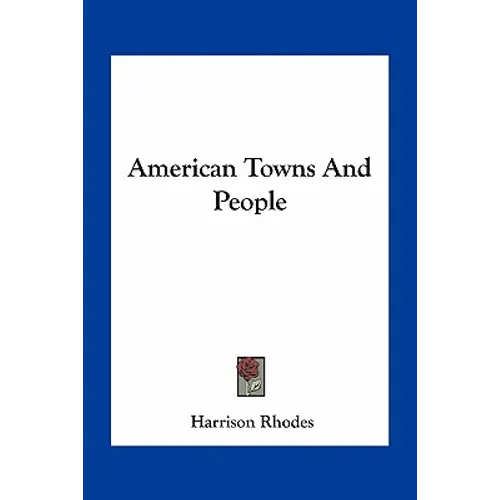 American Towns And People