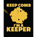 Keep Comb I'm A Keeper: Beekeeping Log Book Apiary Queen Catcher Honey Agriculture