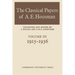 The Classical Papers of A. E. Housman: Volume 3, 1915 1936