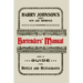 Harry Johnson's New and Improved Illustrated Bartenders' Manual: Or, How to Mix Drinks of the Present Style [1934]