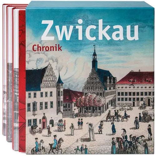 Chronik Zwickau: 3 Bande Im Schuber Inkl. Kartenmappe