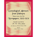 Genealogical Abstracts from Palmyra, Wayne County, New York, Newspapers 1810-1854