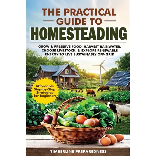 The Practical Guide to Homesteading: Affordable Step-by-Step Strategies for Beginners-Grow & Preserve Food, Harvest Rainwater, Choose Livestock, Explo