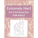 Extremely Hard Dot to Dot Puzzle Book For Adult