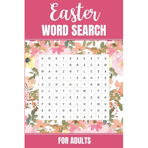 Easter Word Search for Adults: Christian Crossword for Adults Cross Words Puzzle Book Word Search Large Print