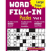 Large Print Word Fill-in Puzzles