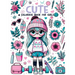 Cute Coloring Book For Girls: Fun and Magical Designs of Sweet Animals and Lovely Things to Color