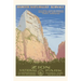 Vintage Journal Poster for Zion National Park