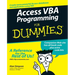 Access VBA Programming for Dummies
