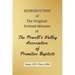 REPRODUCTION of The Original Printed Minutes of The Powell's Valley Association of Primitive Baptists Years 1971 Through 1996