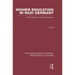 Higher Education in Nazi Germany (RLE Responding to Fascism: Or Education for World Conquest