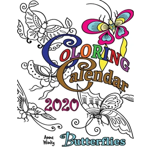 Coloring Calendar 2020 Butterflies