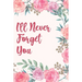 I'll Never Forget You: Discrete Internet Password Manager to Keep Your Private Information Safe With Beautiful Floral Motif