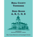 Rhea County, Tennessee Deed Books A, B, C, D, E
