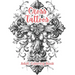 Cross Tattoos Adult Coloring Book Grayscale Images By TaylorStonelyArt: Volume I