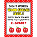 SIGHT WORDS Word Search Puzzle Book For Kids - LEVEL 1: 100 High Frequency Sight Words Reading Practice Workbook Kindergarten - 1st Grade, Ages 5 - 7