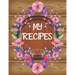 My Recipes: personalized recipe box, recipe keeper make your own cookbook, 106-Pages 8.5" x 11" Collect the Recipes You Love in Yo