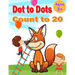 Dot to Dot Count to 20: Simple Connect The Dots counting to 1-20 books activity for Children, Preschoolers, Kindergarten, Kids, Homeschool, Boys And G
