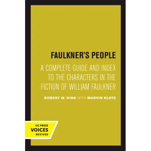 Faulkner's People: A Complete Guide and Index to the Characters in the Fiction of William Faulkner
