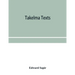 Takelma texts