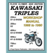 KAWASAKI TRIPLES 1968-1980 WORKSHOP MANUAL 250cc - 350cc - 400cc - 500cc - 750cc ALL MODELS