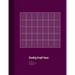 Beading Graph Paper: Peyote Stitch Graph Paper, Seed Beading Grid Paper, Beading on a Loom, 100 Sheets, Purple Cover (8.5"x11")