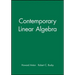 Student Solutions Manual to Accompany Contemporary Linear Algebra [With CDROM]