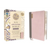NIV Application Bible, Personal Size, Leathersoft, Pink/Gray, Red Letter, Comfort Print: Bringing the Ancient Message of the Bible Into Your World
