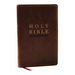 NKJV Super Giant Print New Testament, Brown Leathersoft, Red Letter, Comfort Print (Thumb Indexed)