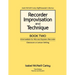 Recorder Improvisation and Technique Book Two: Intermediate for Alto and Soprano Recorder