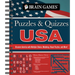 Brain Games - Puzzles and Quizzes - USA: Discover America with Multiple Choice, Matching, Visual Puzzles, and More!