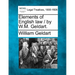 Elements of English Law / By W.M. Geldart.